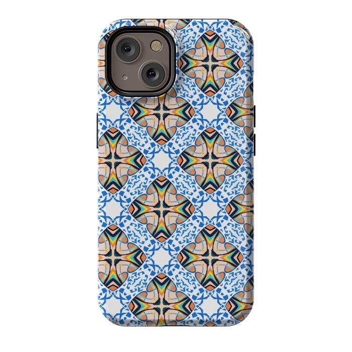 iPhone 14 StrongFit Mediterranean Tile by Uma Prabhakar Gokhale