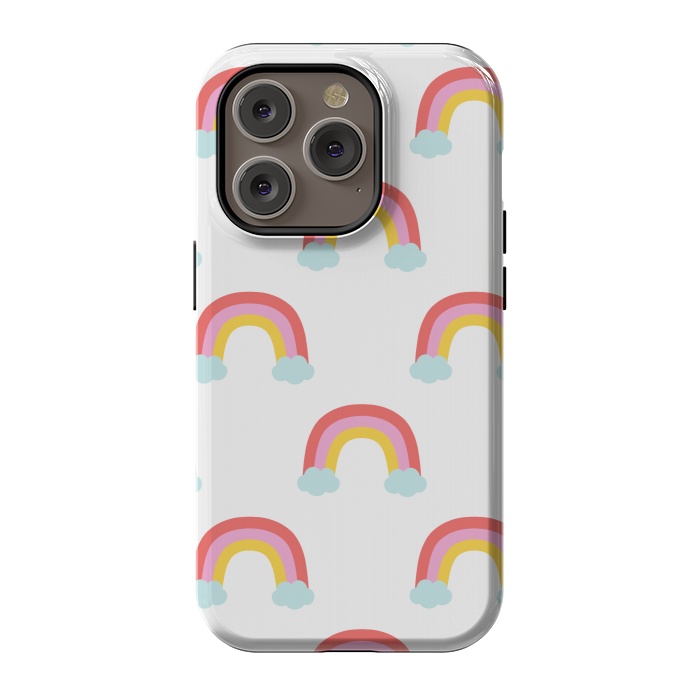 iPhone 14 Pro StrongFit Rainbows by Sam Pernoski