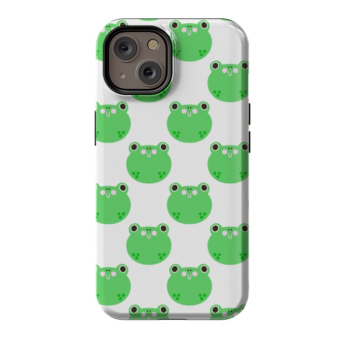 iPhone 14 StrongFit Happy Frogs by Sam Pernoski