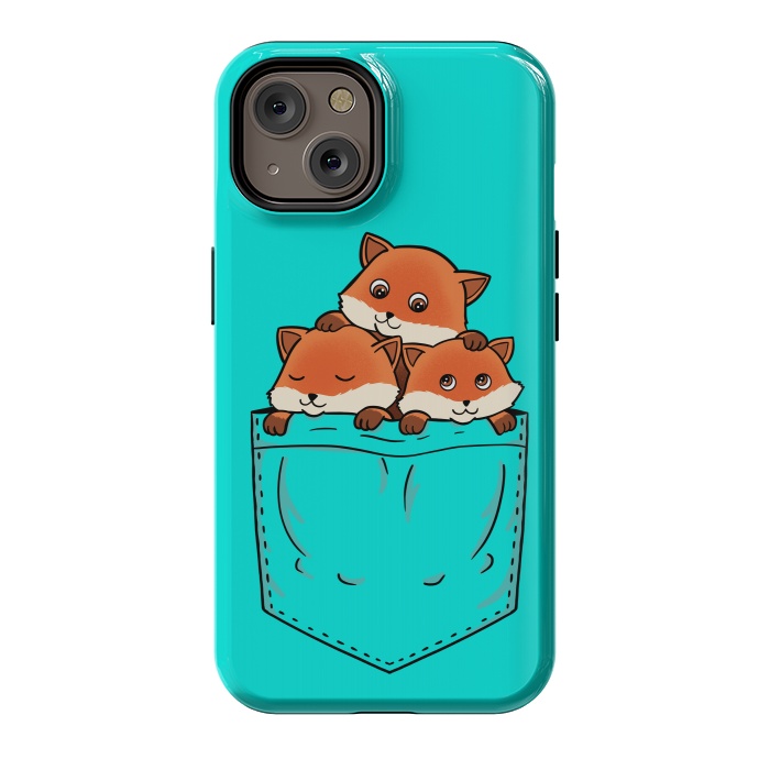 iPhone 14 StrongFit Fox Pocket by Coffee Man