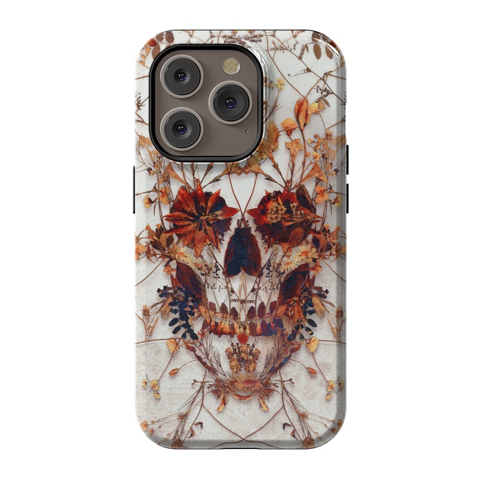 iPhone 14 Pro StrongFit Delicate Skull by Ali Gulec