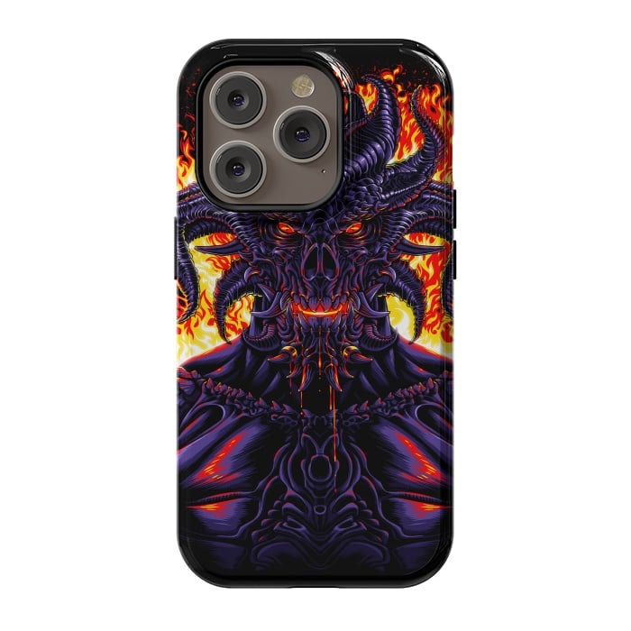 iPhone 14 Pro StrongFit Demon from hell by Alberto