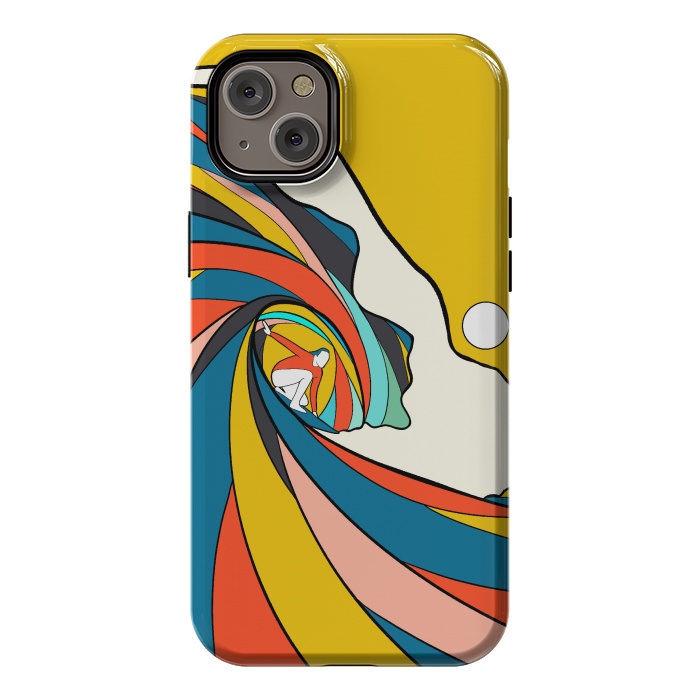 iPhone 14 Plus StrongFit The big surf wave by Steve Wade (Swade)