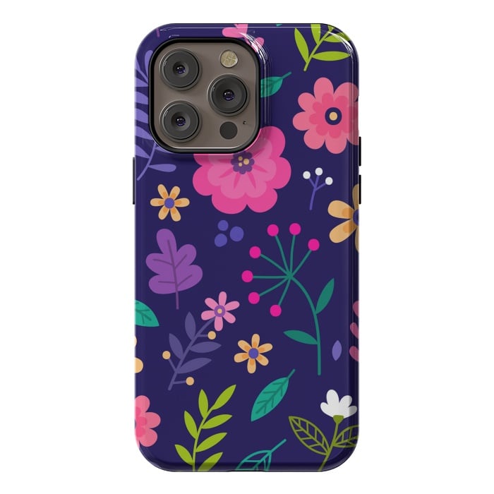iPhone 14 Pro max StrongFit Ditsy Flowers by ArtsCase