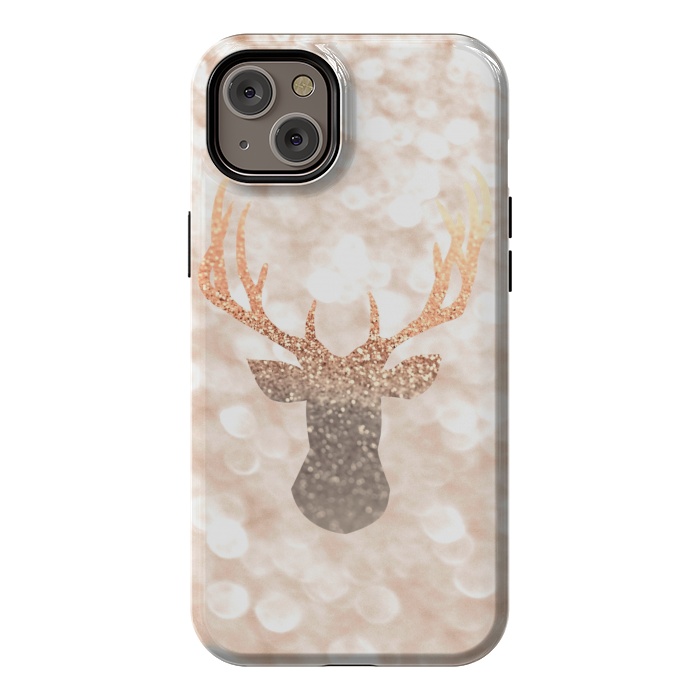 iPhone 14 Plus StrongFit CHAMPAGNER SANDY  STAG by Monika Strigel