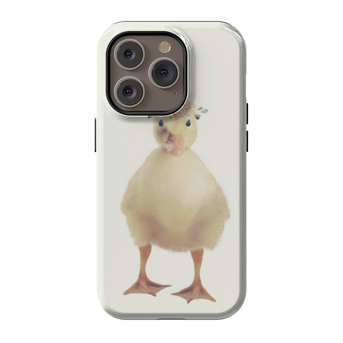 iPhone 14 Pro StrongFit DUCKY DUCKLING by Monika Strigel