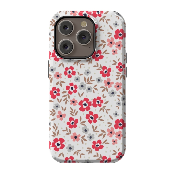 iPhone 14 Pro StrongFit Seamless Flowers ONE by ArtsCase