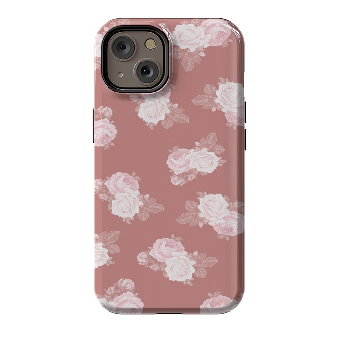 iPhone 14 StrongFit Pink Floral by CAS