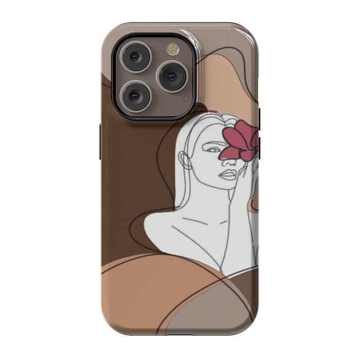 iPhone 14 Pro StrongFit Abstract woman by CAS
