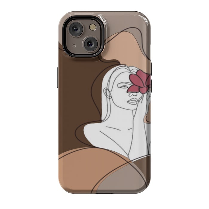 iPhone 14 StrongFit Abstract woman by CAS