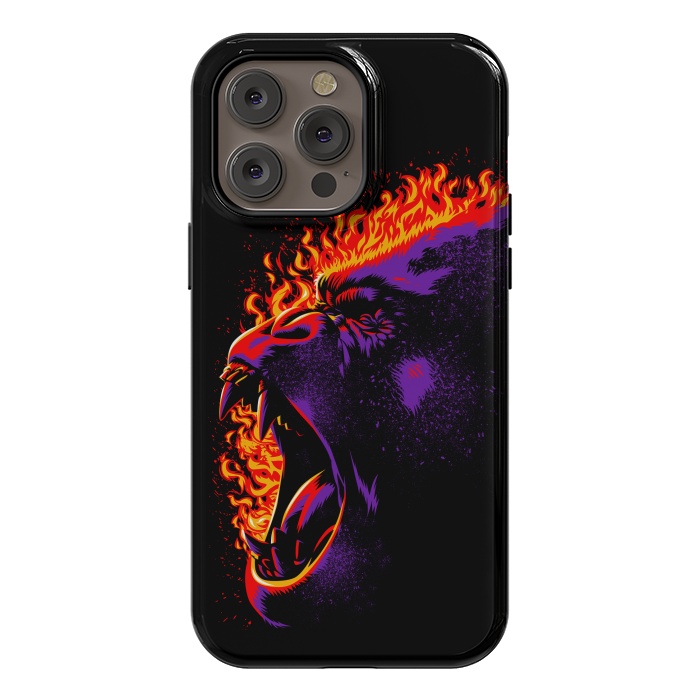 iPhone 14 Pro max StrongFit Gorilla on fire by Alberto
