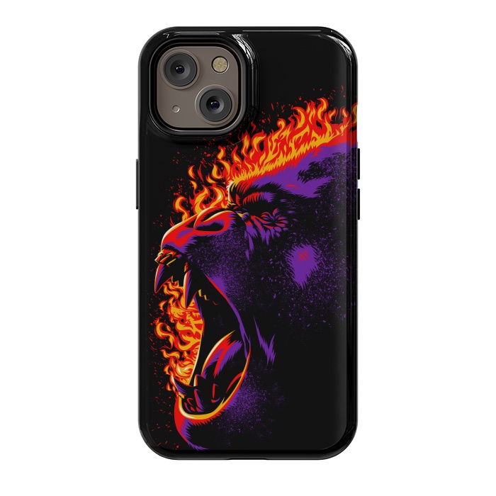 iPhone 14 StrongFit Gorilla on fire by Alberto