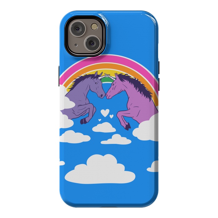 iPhone 14 Plus StrongFit Duel of unicorns by Alberto