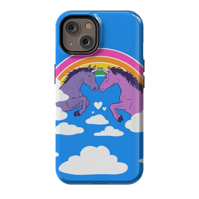 iPhone 14 StrongFit Duel of unicorns by Alberto