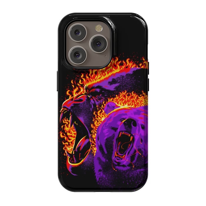 iPhone 14 Pro StrongFit Gorilla and bear from hell by Alberto