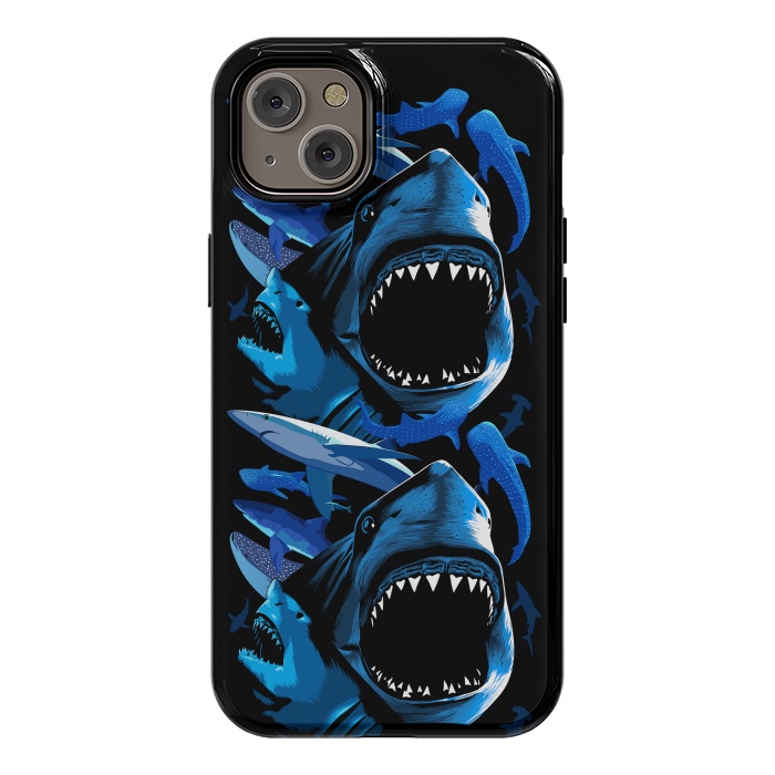 iPhone 14 Plus StrongFit Sharks predators by Alberto