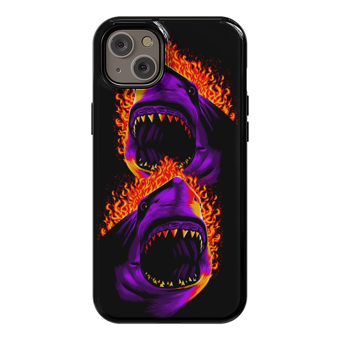 iPhone 14 Plus StrongFit Fire shark by Alberto
