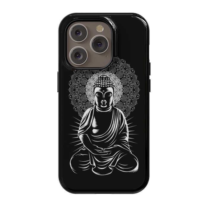 iPhone 14 Pro StrongFit Buddha practicing yoga by Alberto