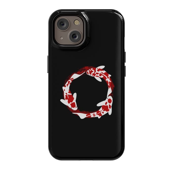 iPhone 14 StrongFit Zen carp circle by Alberto