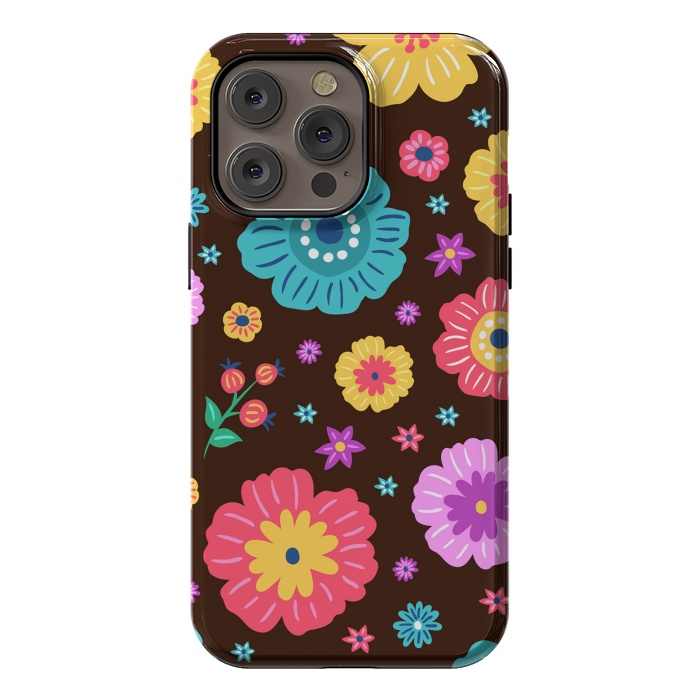 iPhone 14 Pro max StrongFit Floral Design 000 by ArtsCase