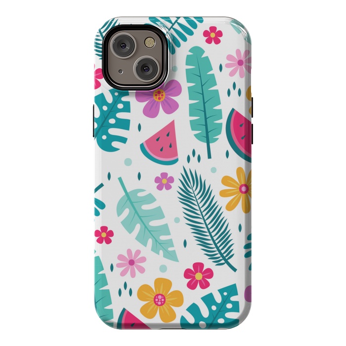 iPhone 14 Plus StrongFit Fun Tropical Design  by ArtsCase