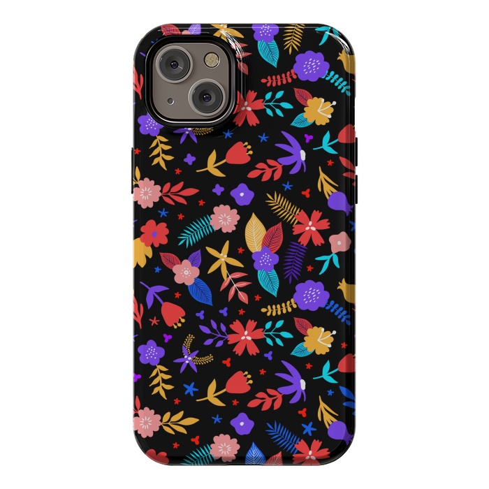 iPhone 14 Plus StrongFit Multicoulored Floral Design by ArtsCase