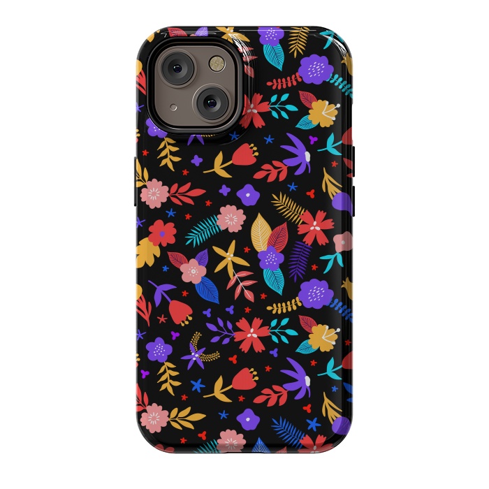 iPhone 14 StrongFit Multicoulored Floral Design by ArtsCase