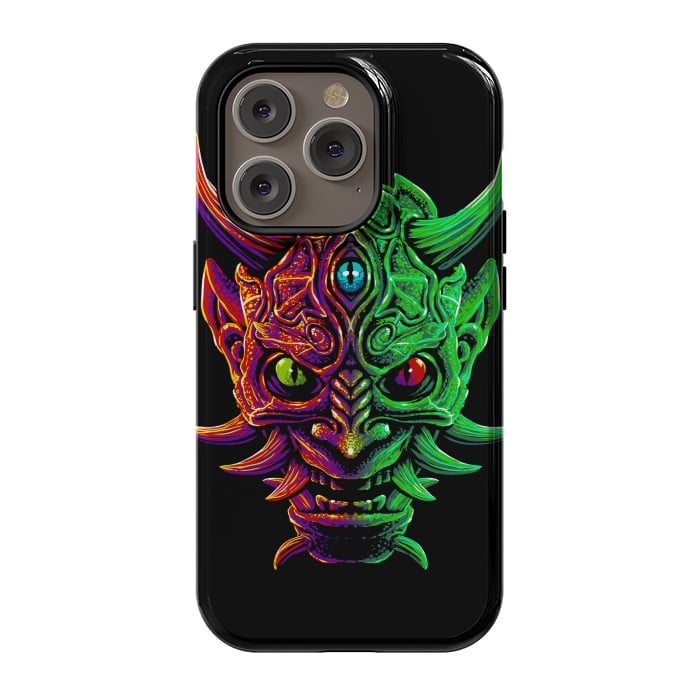 iPhone 14 Pro StrongFit Demon with 3 Japanese eyes by Alberto