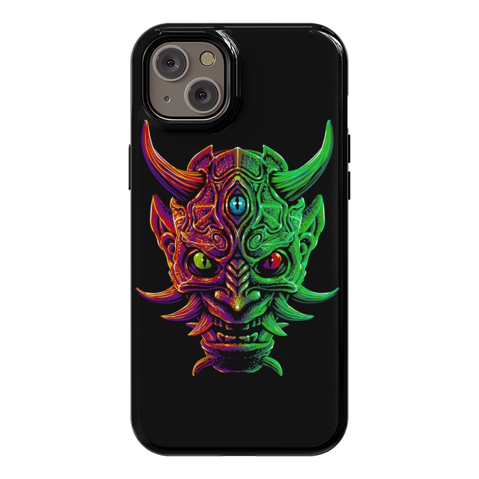 iPhone 14 Plus StrongFit Demon with 3 Japanese eyes by Alberto