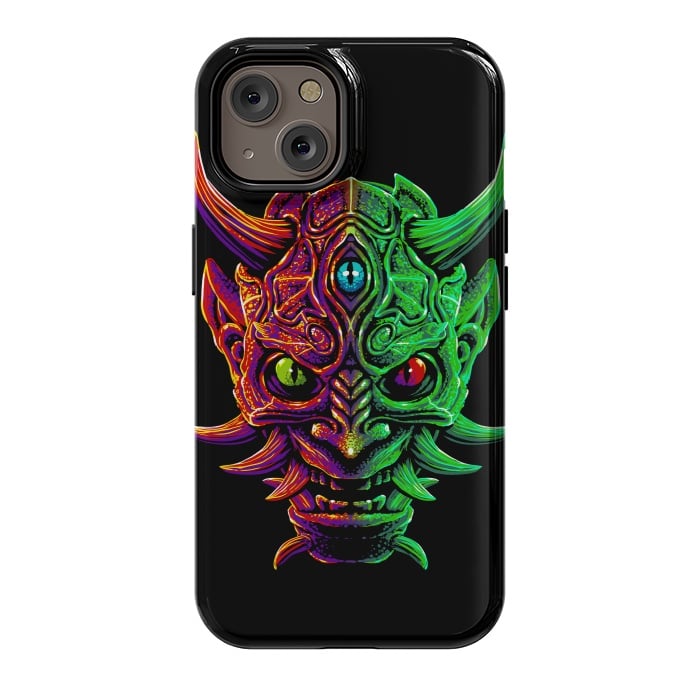iPhone 14 StrongFit Demon with 3 Japanese eyes by Alberto