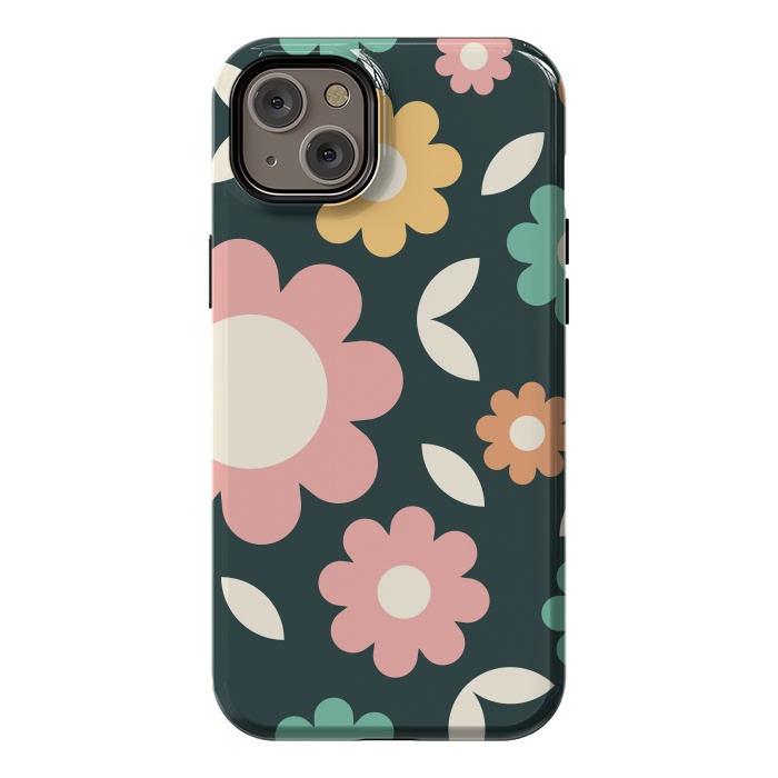 iPhone 14 Plus StrongFit Rainbow Flowers by ArtPrInk