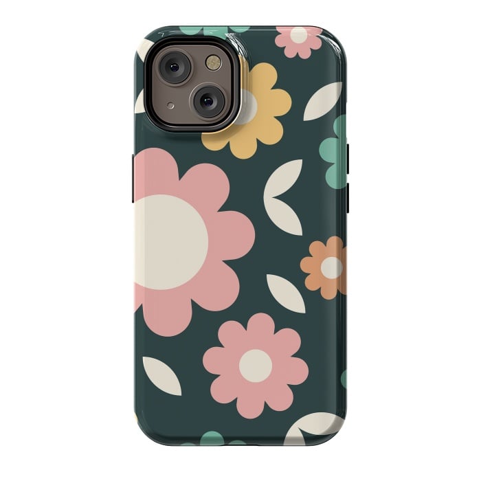 iPhone 14 StrongFit Rainbow Flowers by ArtPrInk