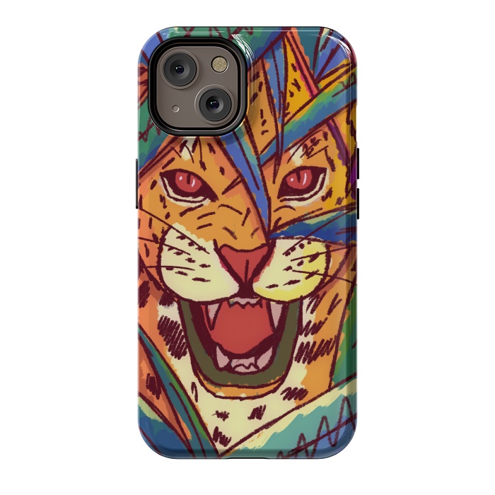 iPhone 14 StrongFit The jungle cat by Steve Wade (Swade)