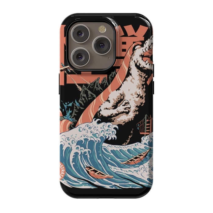 iPhone 14 Pro StrongFit Dino Sushi by Ilustrata