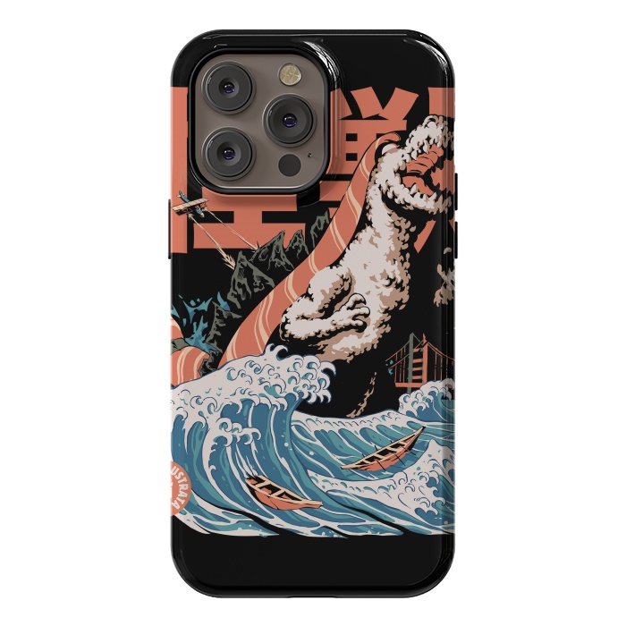 iPhone 14 Pro max StrongFit Dino Sushi by Ilustrata