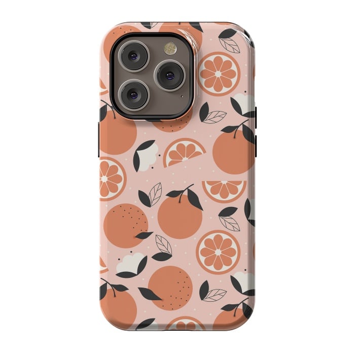 iPhone 14 Pro StrongFit Oranges by ArtPrInk