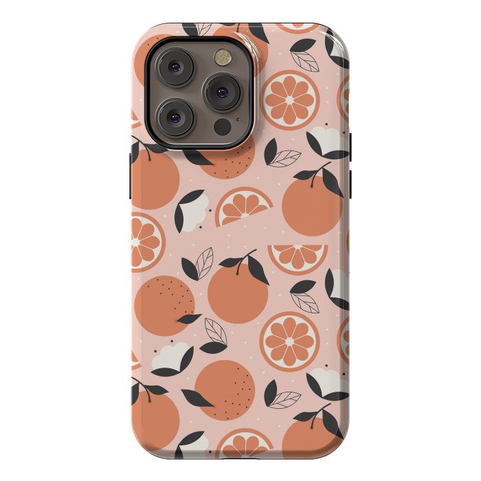 iPhone 14 Pro max StrongFit Oranges by ArtPrInk