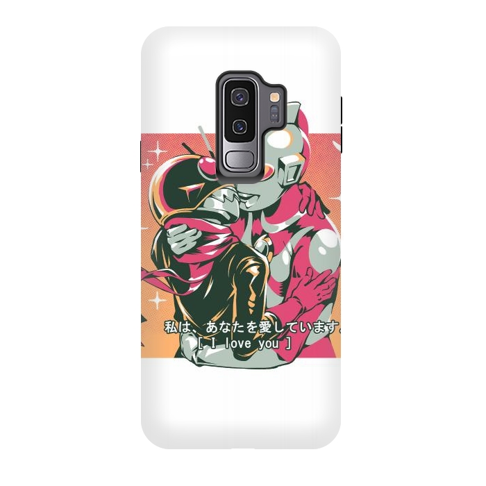 Galaxy S9 plus StrongFit Tokusatsu Love by Ilustrata