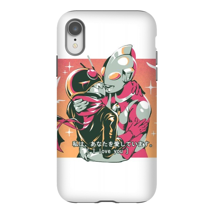 iPhone Xr StrongFit Tokusatsu Love by Ilustrata