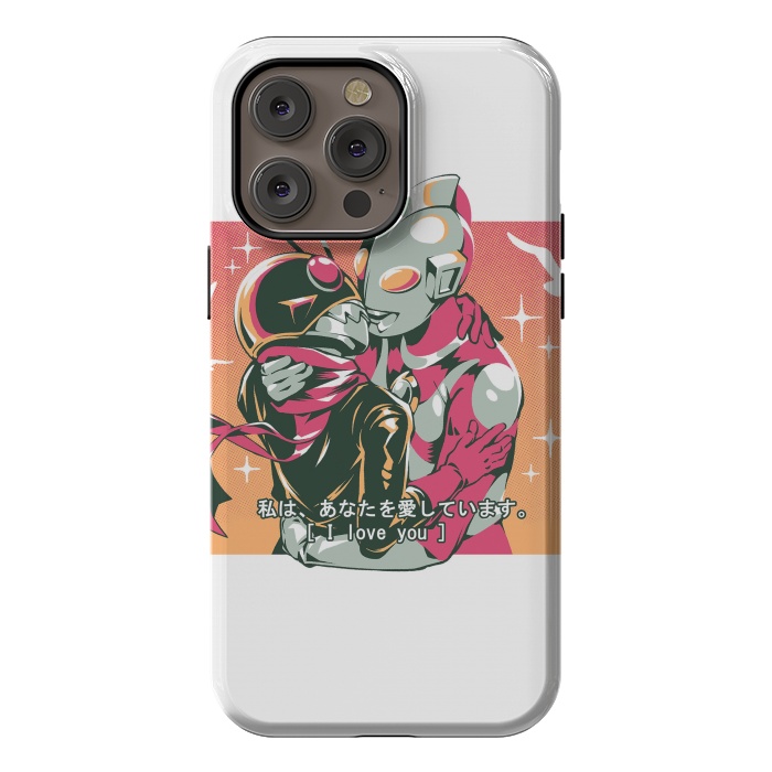 iPhone 14 Pro max StrongFit Tokusatsu Love by Ilustrata