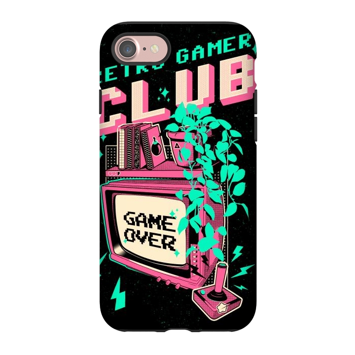 iPhone 7 StrongFit Retro Gamer Club  by Ilustrata