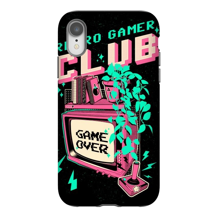 iPhone Xr StrongFit Retro Gamer Club  by Ilustrata