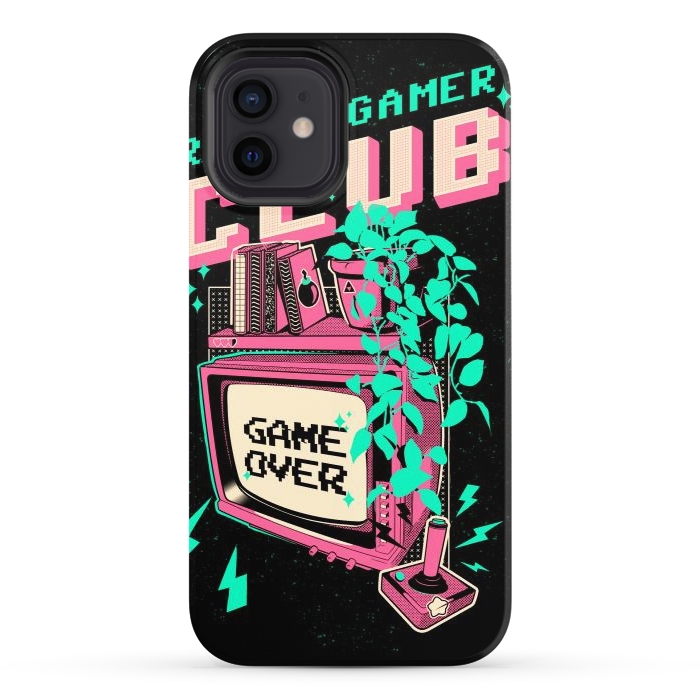 iPhone 12 StrongFit Retro Gamer Club  by Ilustrata