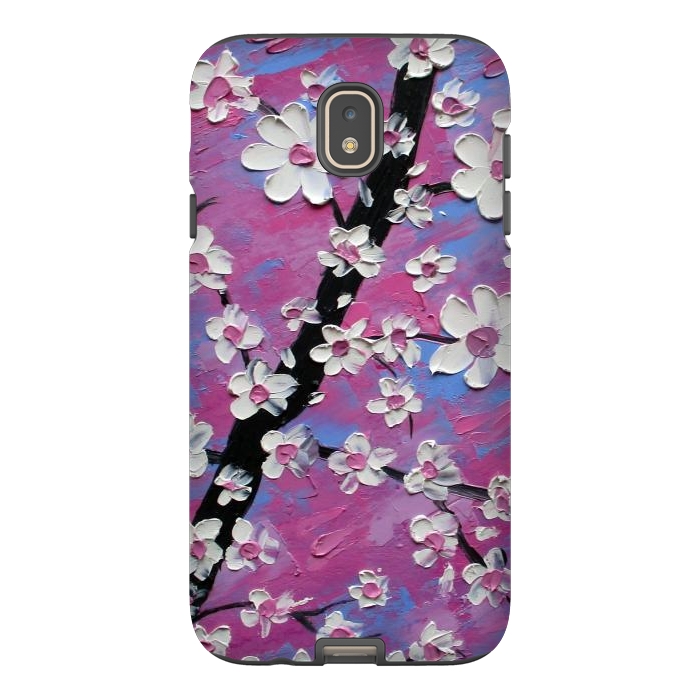 Galaxy J7 StrongFit Cherry blossoms oil art original by ArtKingdom7