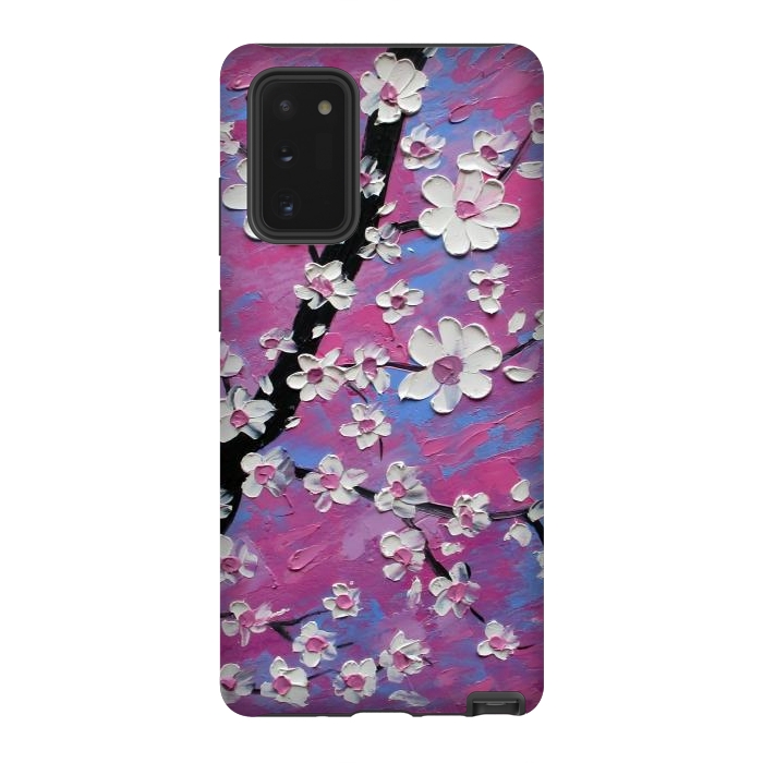 Galaxy Note 20 StrongFit Cherry blossoms oil art original by ArtKingdom7