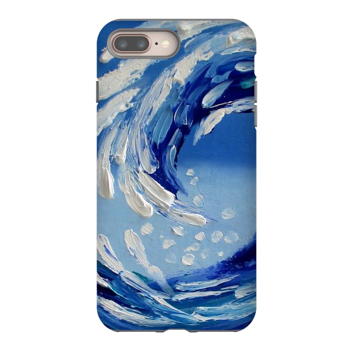 iPhone 7 plus StrongFit Seascape painting oil textural  by ArtKingdom7