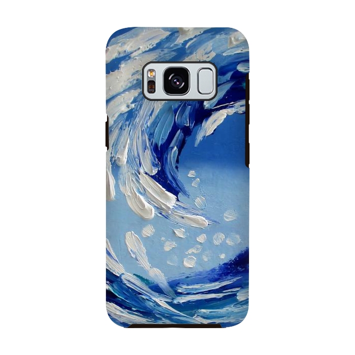 Galaxy S8 StrongFit Seascape painting oil textural  by ArtKingdom7