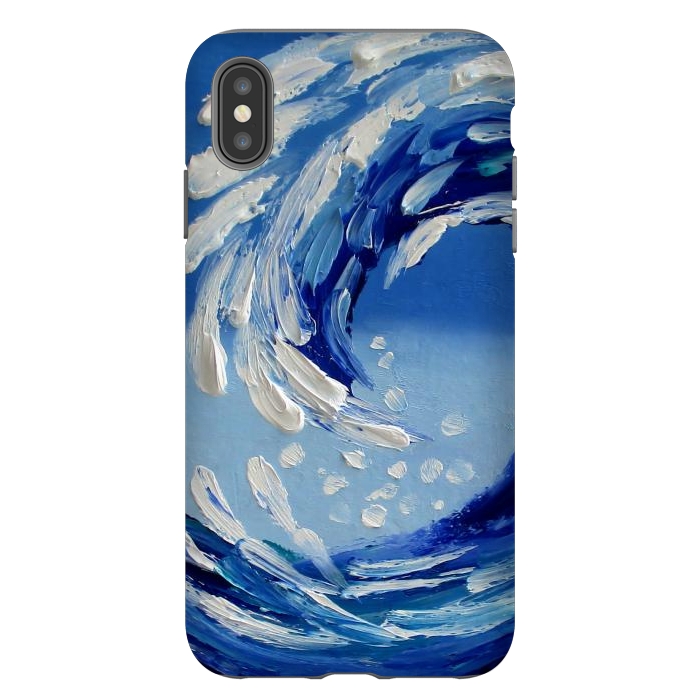iPhone Xs Max StrongFit Seascape painting oil textural  by ArtKingdom7