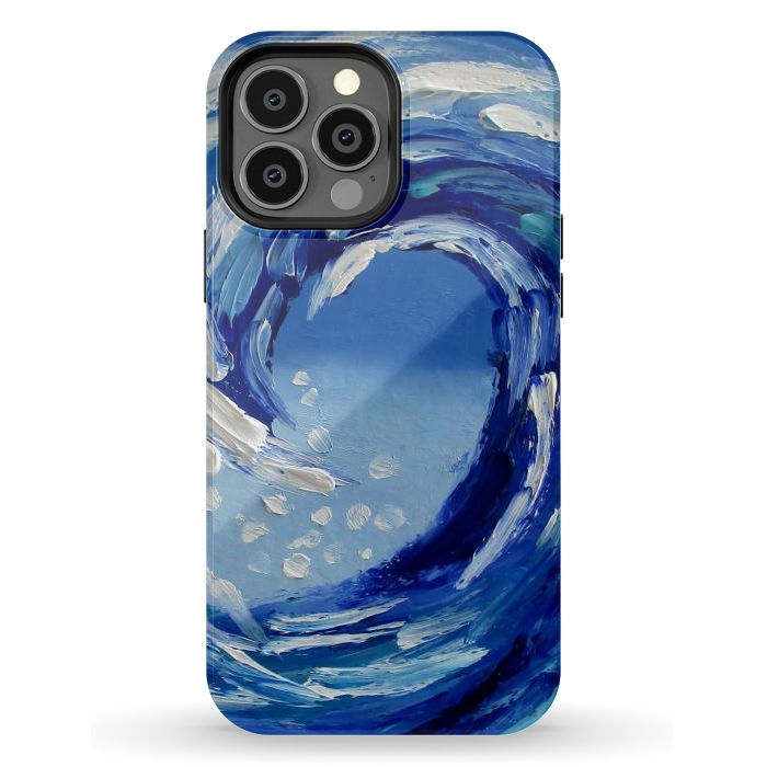 iPhone 13 Pro Max StrongFit Seascape painting oil textural  by ArtKingdom7