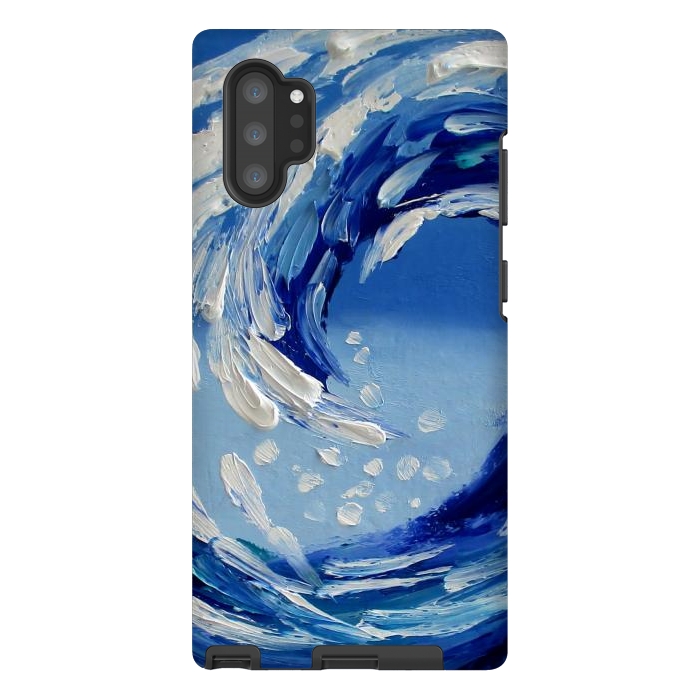 Galaxy Note 10 plus StrongFit Seascape painting oil textural  by ArtKingdom7